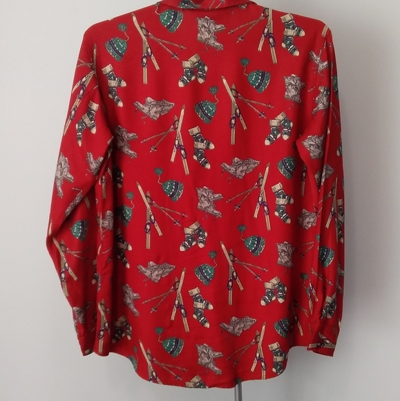 VINTAGE Eddie Bauer "Ski" Shirt - Picture 4 of 8